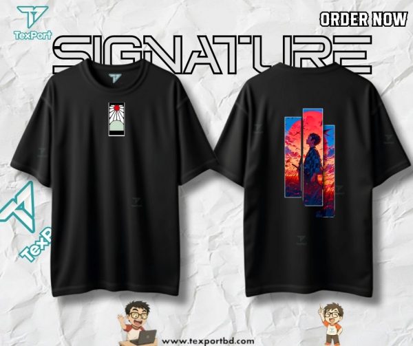 Drop Shoulder T shirt (4)